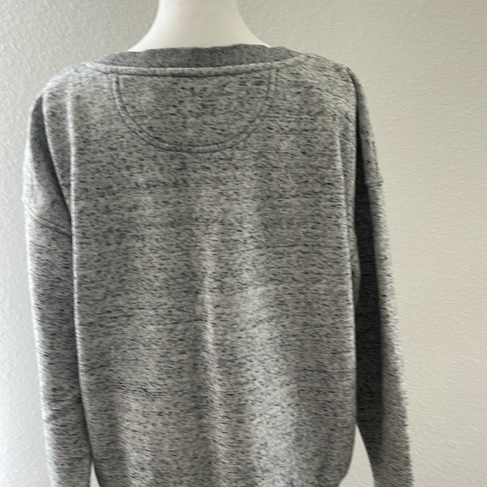 Calvin Klein Jeans Gray Logo Crew Neck Sweater - Picture 5 of 7